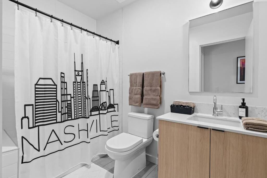 Ferienwohnung Skyline View, Pool, Gym, Balcony'S, Walk To Bway! Nashville Exterior foto