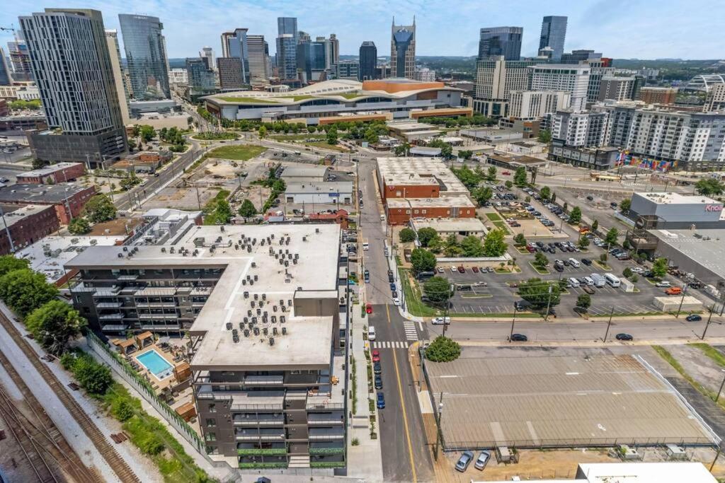 Ferienwohnung Skyline View, Pool, Gym, Balcony'S, Walk To Bway! Nashville Exterior foto